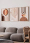 Caramel Nougat Real Rose Gold Set mit 3 Postern 50x70cm